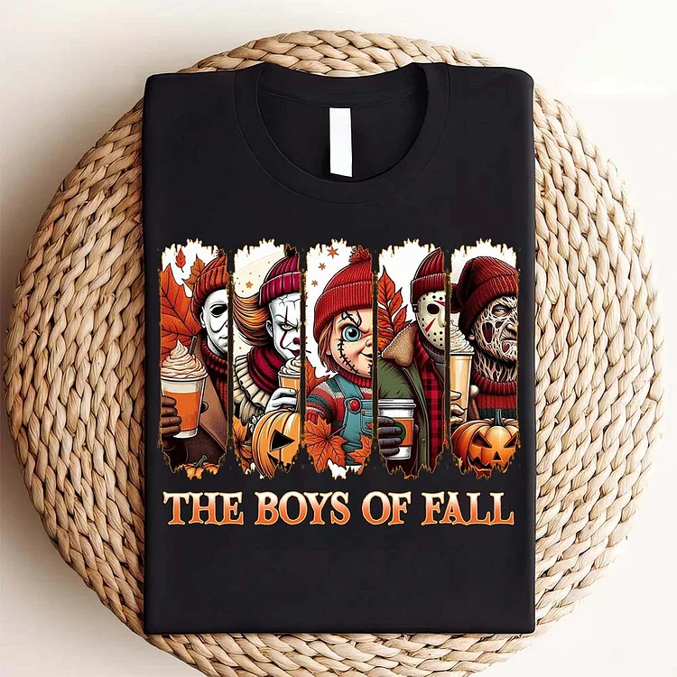 Spooky Movie Character Tee, Horror Lover Movie Killers Halloween Sweatshirt, Hoodie, Tshirt