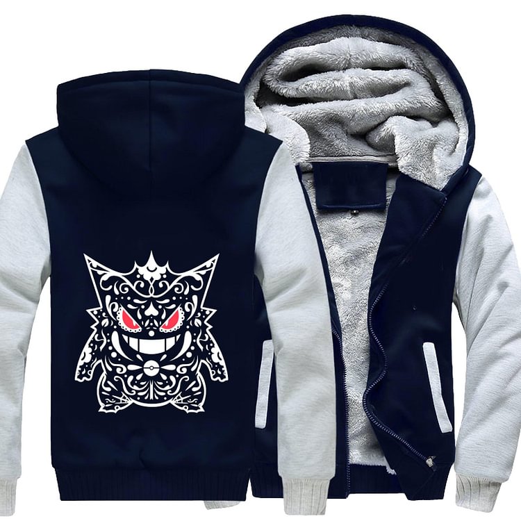 Gengar Sugar Skull, Pokemon Fleece Jacket