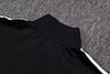 Joyfball 2025/2026 Kids Size Germany Long Zipped Jacket 125th Anniversary Edition Black Football Jersey 1:1 Thai Quality 