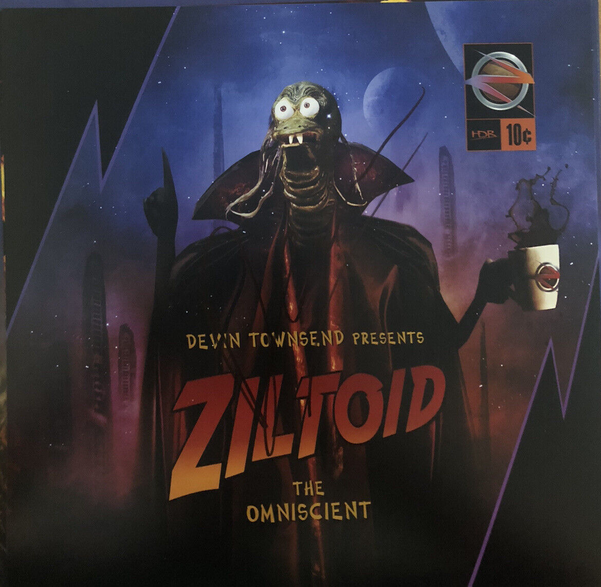 Devin Townsend **HAND SIGNED** 12x12 Photo Poster painting ~ Ziltoid ~ AUTOGRAPHED W/ PROOF