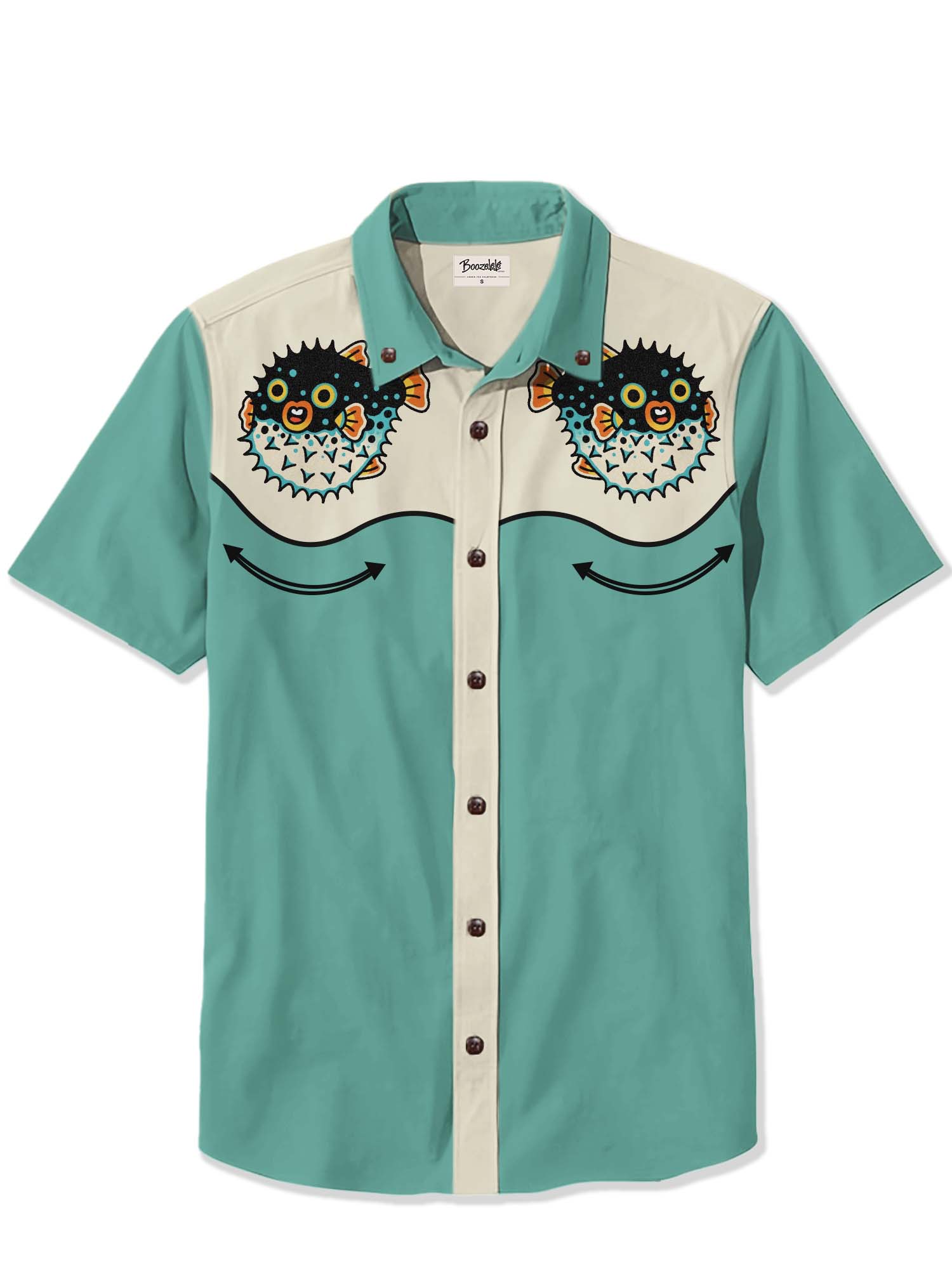 Inflated Pufferfish - 100% Cotton Shirt
