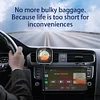 Multifunctional CarPlay Clip Wireless CarPlay Adapter Customized Car-Machine Interconnection Android Apple 2-in-1 Car CarPlay Suitable For Car Media, Fragrance Diffuser, Digital Clock