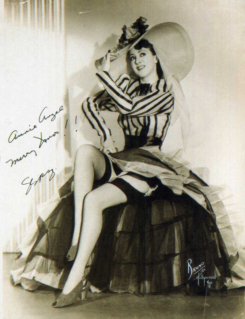 GYPSY ROSE LEE Signed Sexy Photo Poster paintinggraph - Film Actress / Burlesque Star - preprint