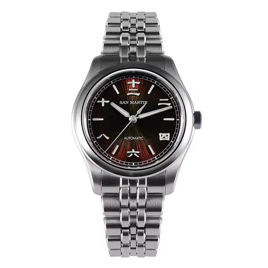 San Martin New 39mm Original Design Sunburst Jianzhan Dial Miyota