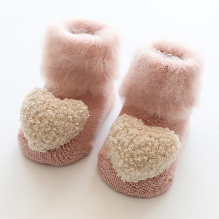 Baby Plush Fleece Lined Floor Socks