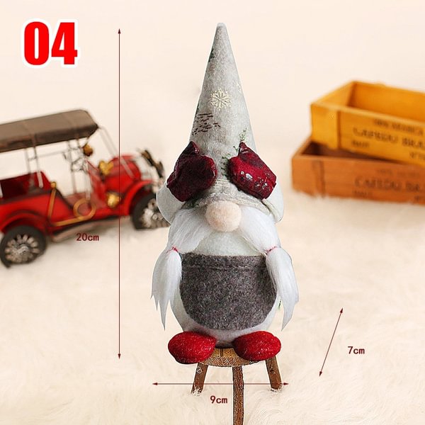 34Styles Elf Doll Ornaments Faceless Plush Doll Gnomes Dwarf Santa Claus Rudolph Swedish Tomte Dwarf - Shop Trendy Women's Fashion | TeeYours