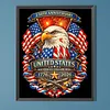 Bald Eagle 250 full DIY 5D rond drill dots diamant peintures arts illustr&eacute;s arts plastiques pour adultes/d&eacute;butants id&eacute;e cadeau d&eacute;coration murale maiso