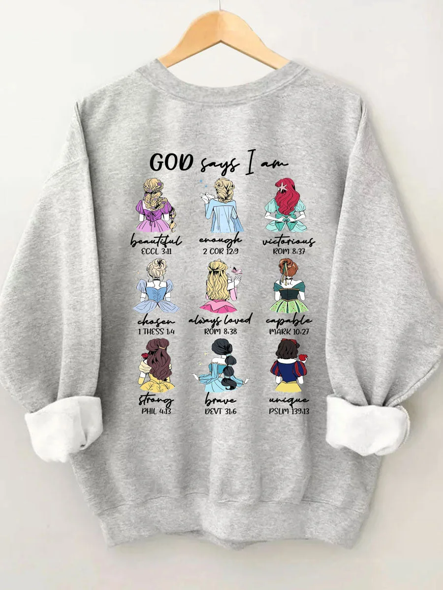 God Says I Am Beautiful Enough Sweatshirt