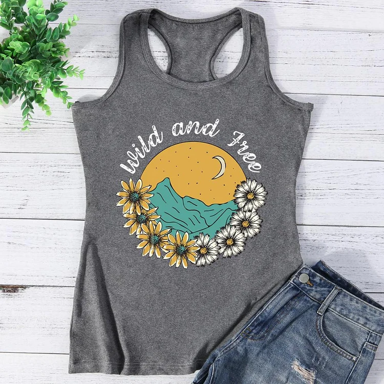 Wild and free Vest Top-Annaletters