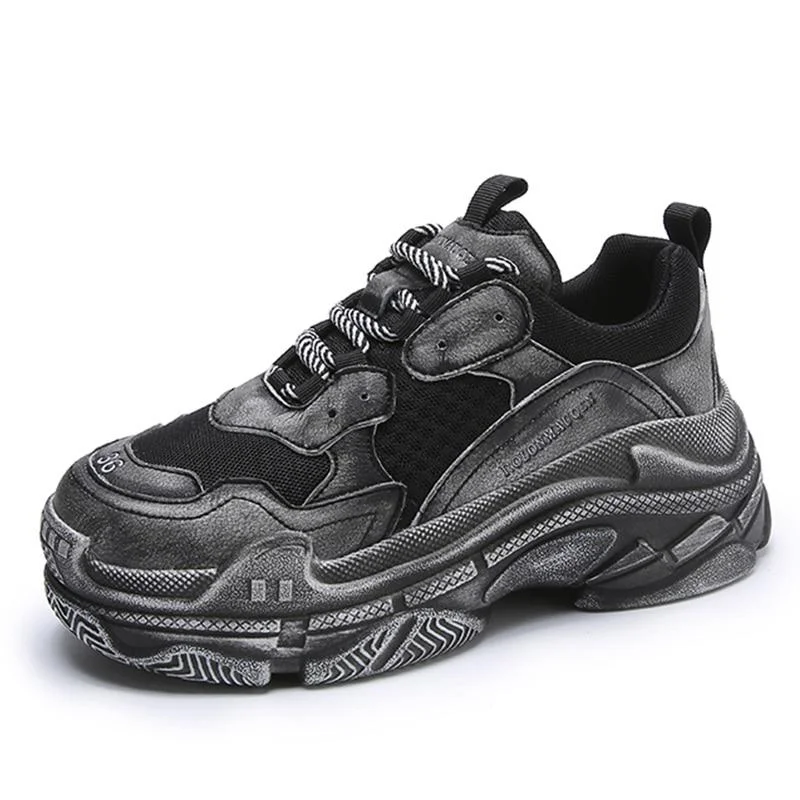 Brand Design Mesh Chunky Sneakers Women's Shoes Blue Color Woman Casual Sneaker Platform Woman Fashion Tennis Female Solid