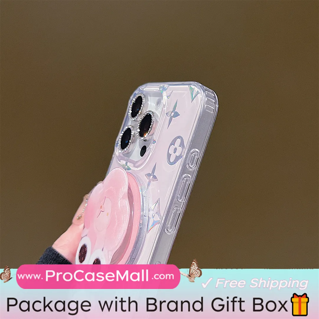 LV Sunflower MagSafe Bracket High Quality Apple iPhone Case
