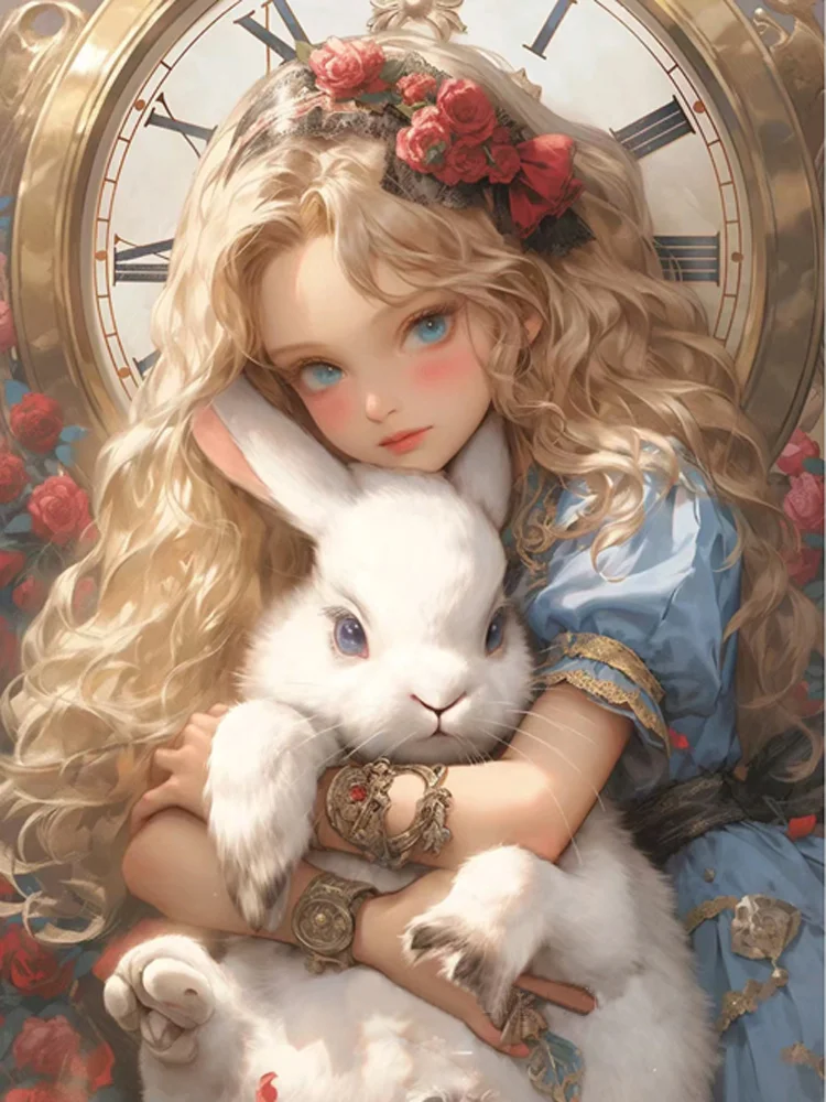 Alice In Wonderland 40*50CM (Canvas) Full Round Drill Diamond Painting gbfke