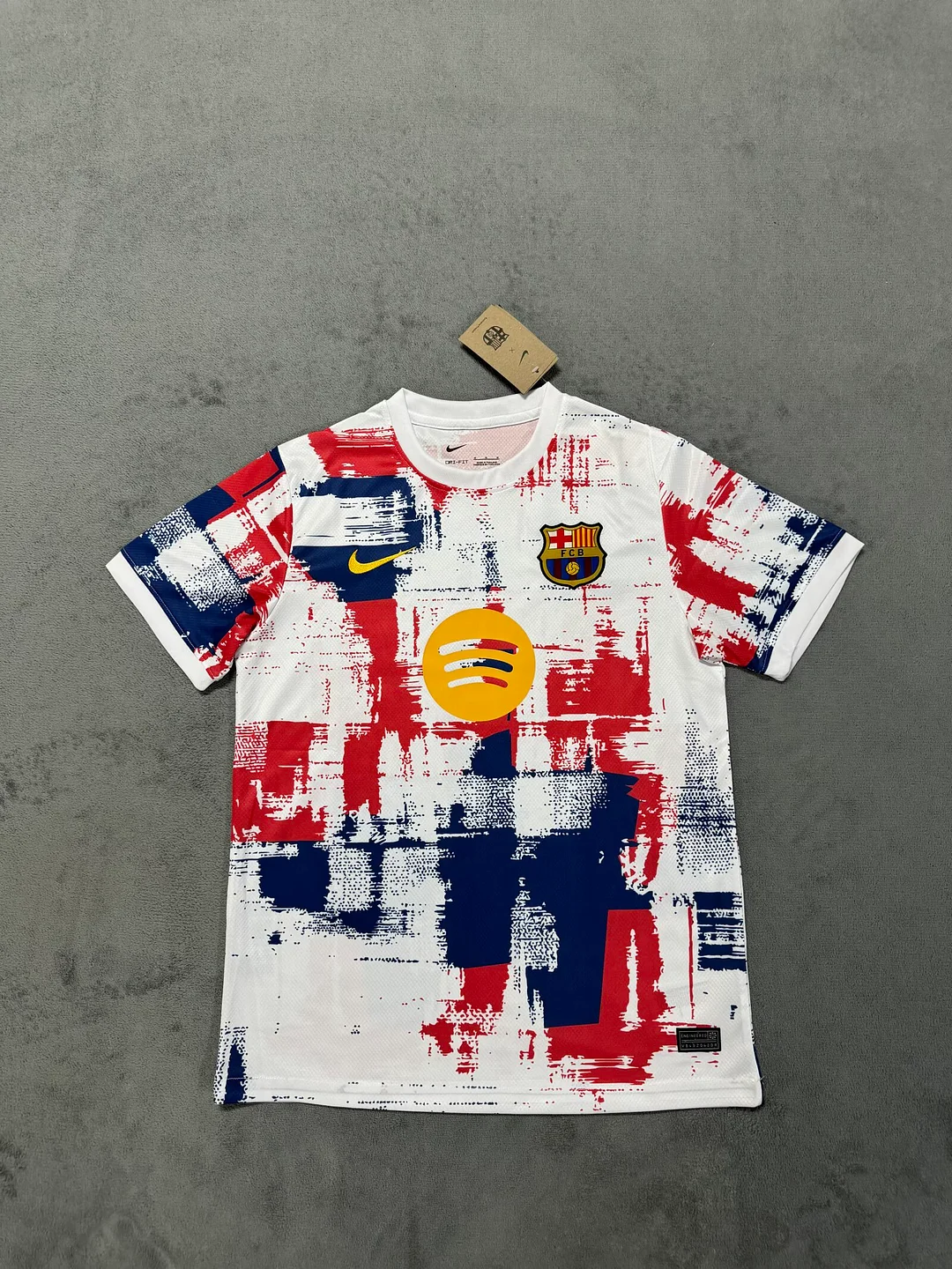 2025/26 Barcelona Special Edition Blue-white-Red Football Jersey