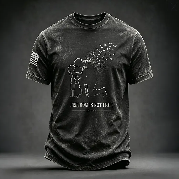 Men's Patriot "freedom Is Not Free &ndash; Honor Our Heroes" T-shirt
