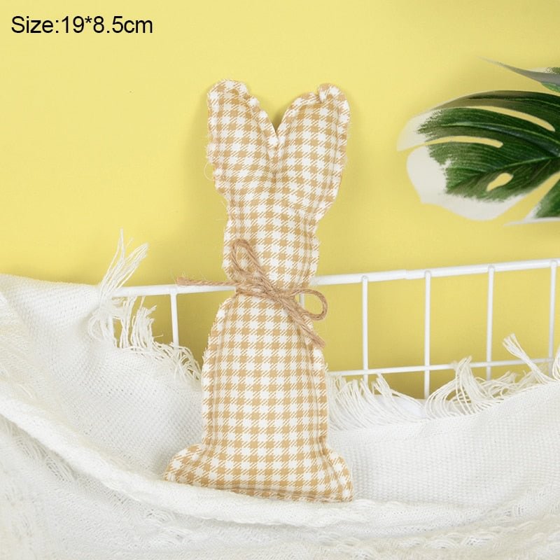 Easter Decoration Cloth Bunny Ornaments Easter Rabbit Holiday Party Kids Toys Gifts Decoration Spring Home DIY Craft Supplies