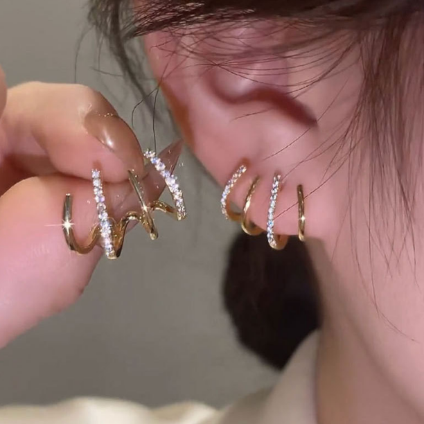Shiny Crystal Earrings