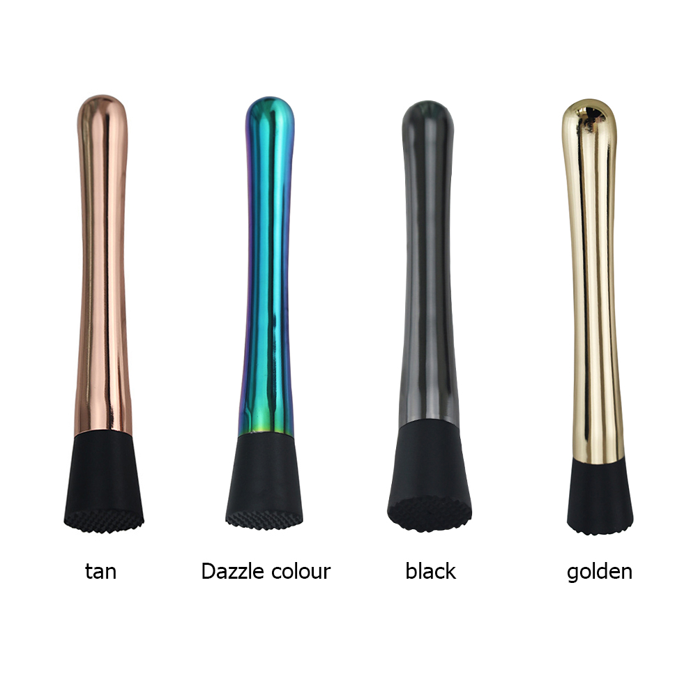 

Stainless Steel Bar Mixer Cocktail DIY Drink Fruit Crushed Ice Muddler Tool, 501 Original