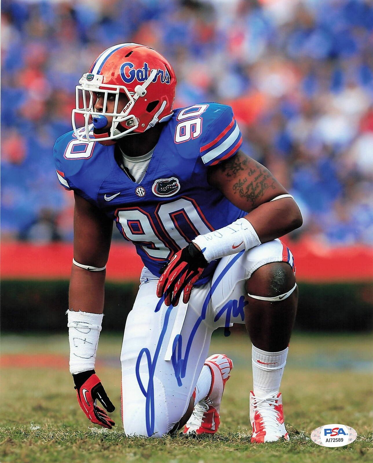 JONATHAN BULLARD Signed 8x10 Photo Poster painting PSA/DNA Florida Gators Autographed