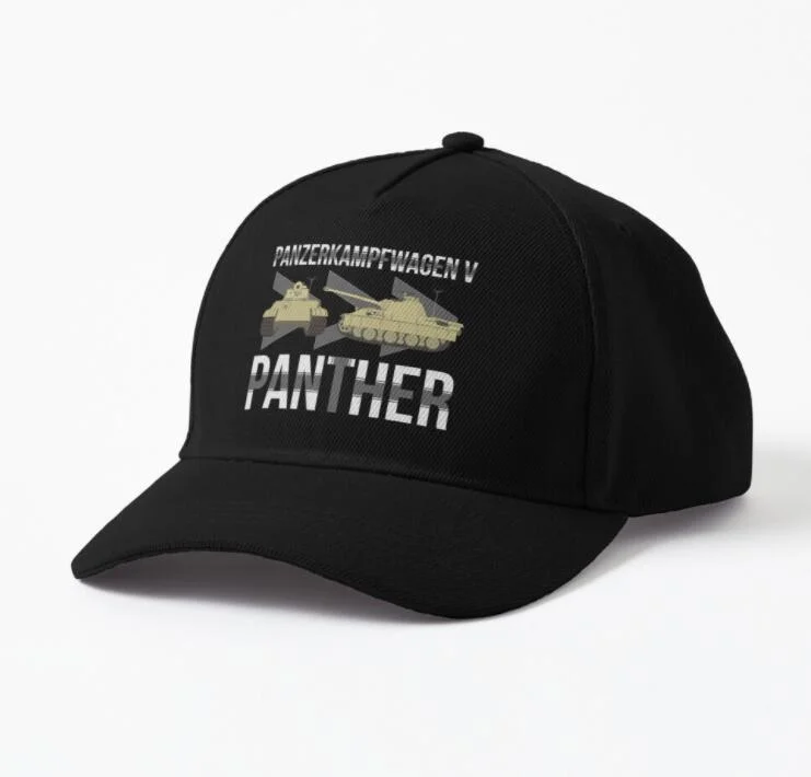 German Medium Tank Panzer V Panther Print Cap Adult Outdoor Men Baseball Hat