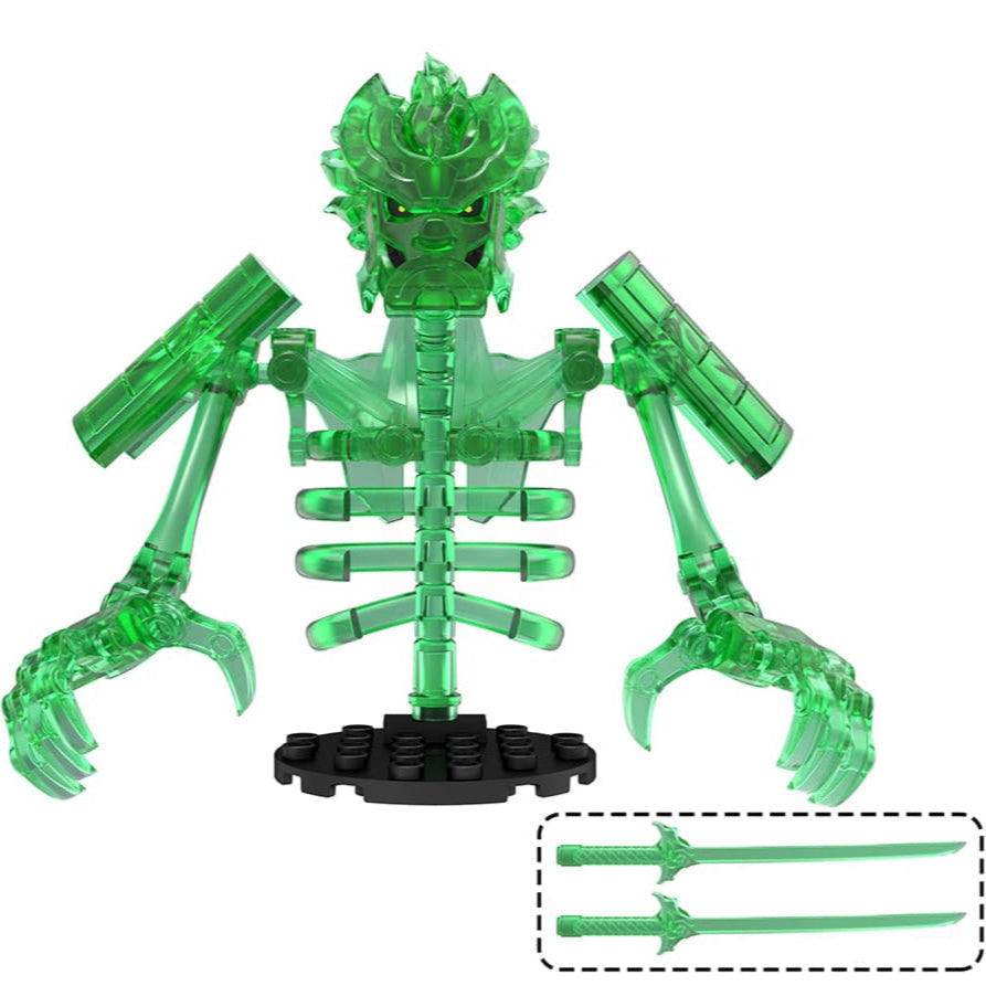 Susanoo Green Custom Anime Large Minifigure Minifigure Bricks monstertoys