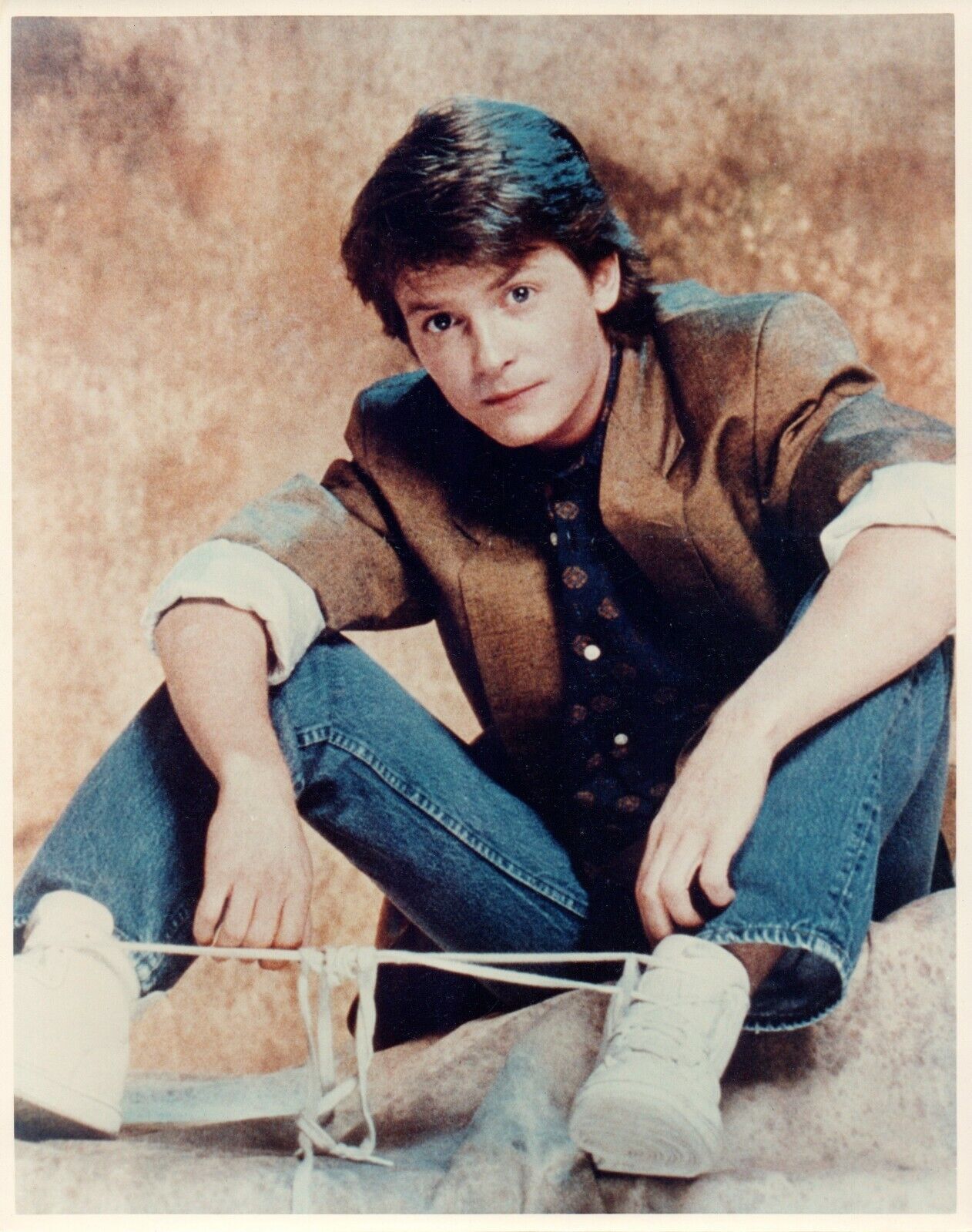 MICHAEL J. FOX Actor Movie Promo Vintage Photo Poster painting 8x10