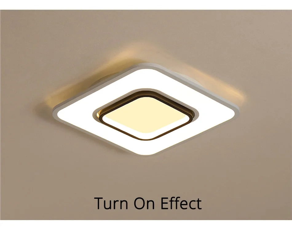 Modern LED Ceiling Lamp Fixture For Living Room Touch Remote Control Dimming For Dining Room Bedroom Lights fixture Iron Body