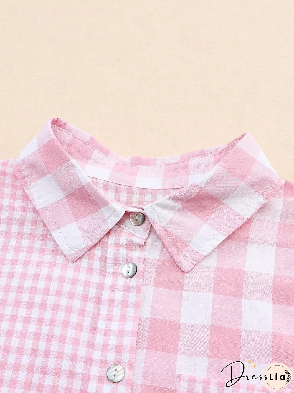 Comfy Pink Checkered Button-Down