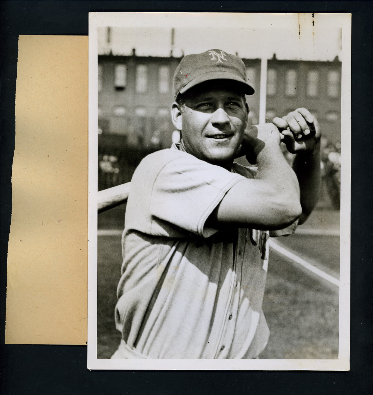 Hank Lieber 1937 World Series Press Wire Photo Poster painting New York Giants