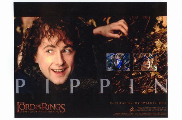 Billy Boyd 1968- autograph 7.5x10.5