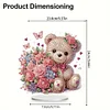 Diamond Painting Love Bear Desktop Ornament for Home Office