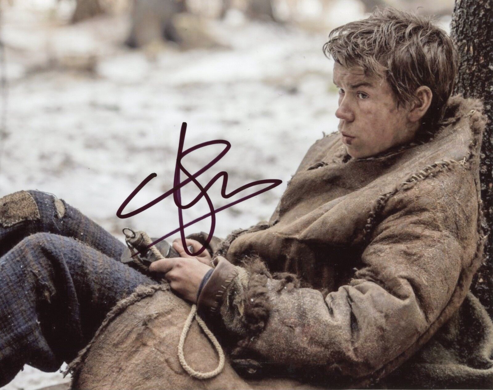 ~~ WILL POULTER Authentic Hand-Signed The Revenant