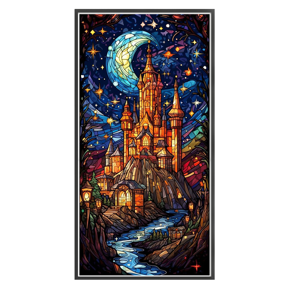 Magic Harry Potter-Full Embroidery 2 strands 14CT Counted Cross  Stitch-40*40CM