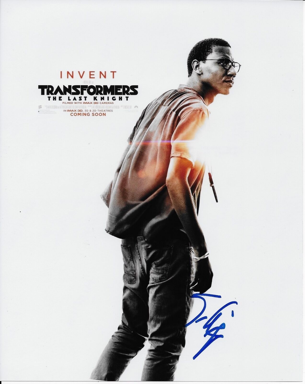 JERROD CARMICHAEL 'TRANSFORMER' JIMMY CARMICHAEL SHOW SIGNED 8X10 PICTURE *COA 1