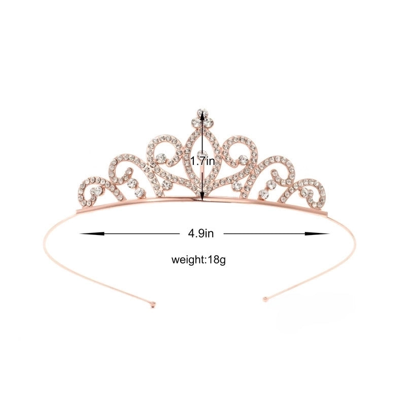 Factory Girl Crown Princess Simple Cute Headband Baby Festival Performance Hair Accessories Bride Crown Wedding Headdress