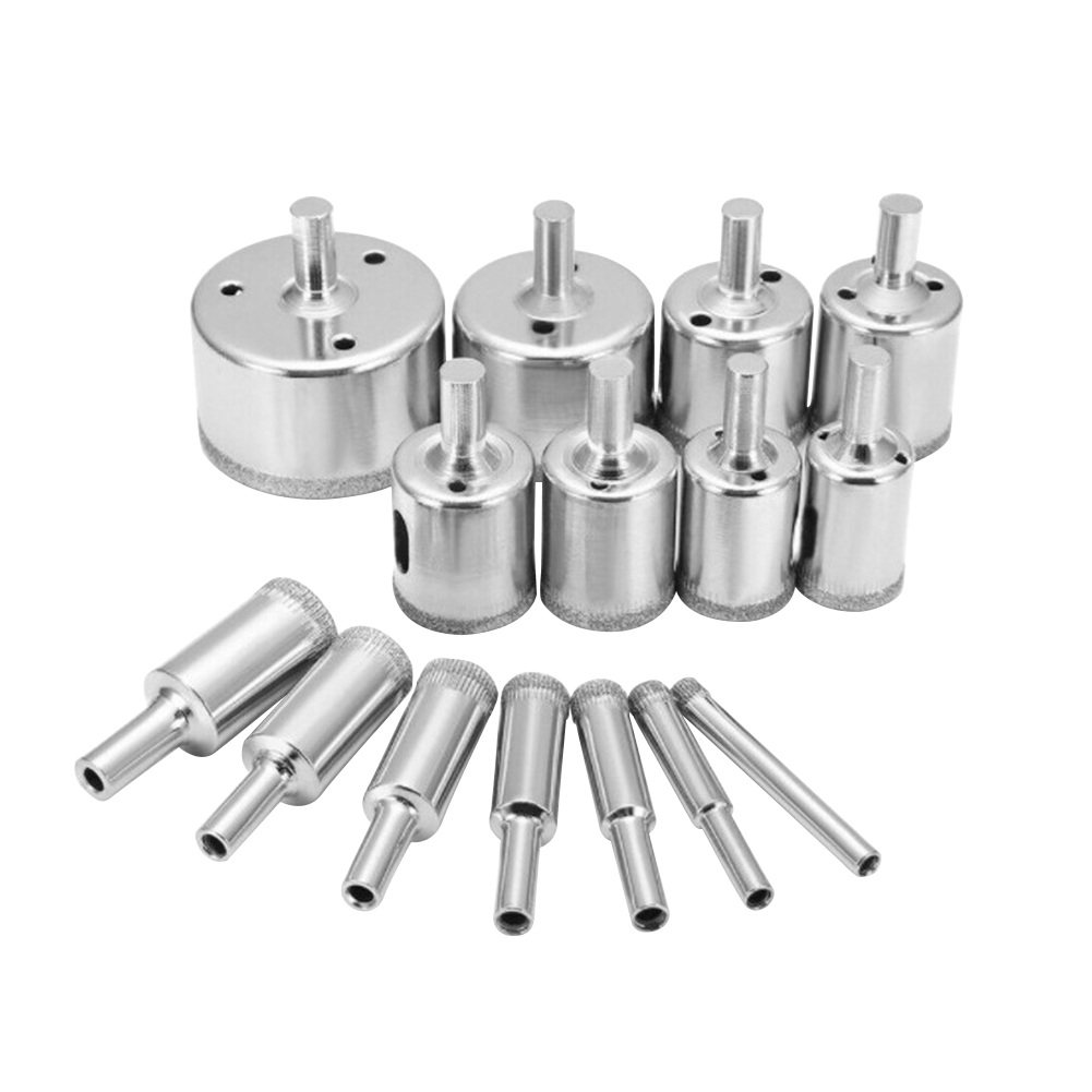 

15pcs 6mm-50mm Diamond Coated Drill Bit Tile Marble Glass Ceramic Hole Saw, 501 Original