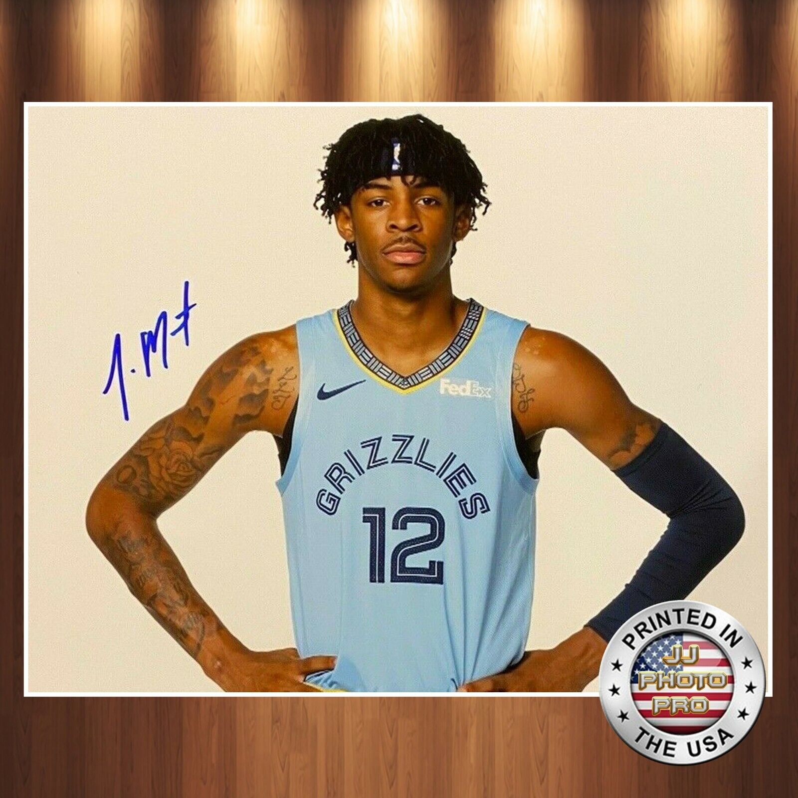 Ja Morant Autographed Signed 8x10 Photo Poster painting (Grizzlies) REPRINT