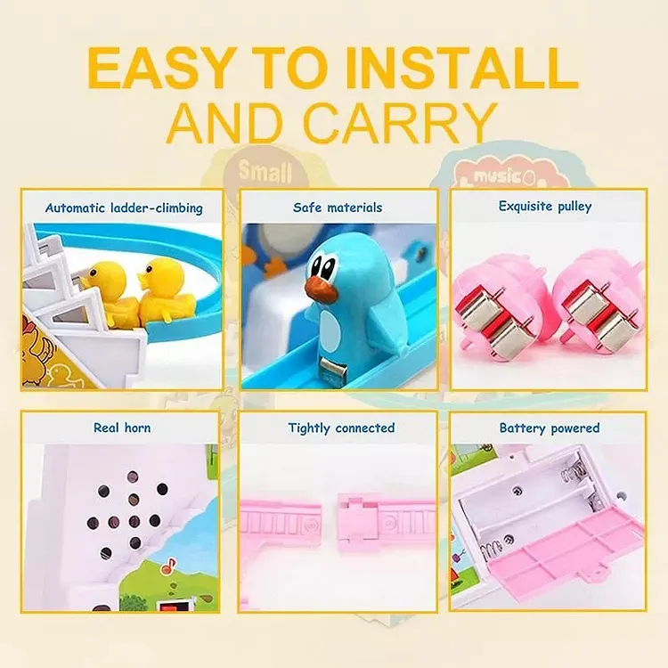 Electric Little Duck Slide Toy
