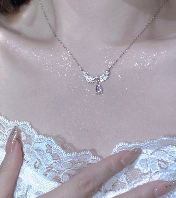 2 Pieces Minimalist Classic Style Geometric Titanium Steel Plating Pendant Necklace