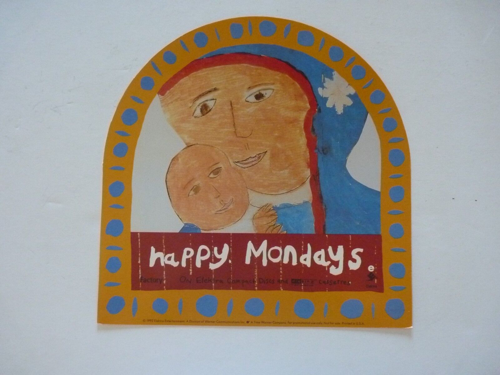 Happy Mondays...yes, Please! LP Record Photo Poster painting Flat 11x12 Poster