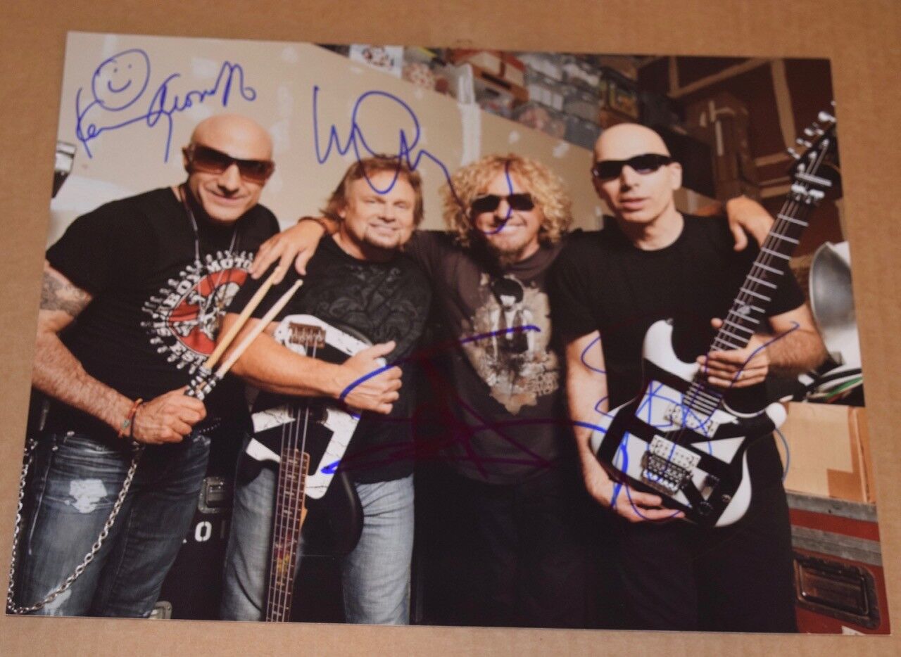 Chickenfoot Signed Autograph 11x14 Photo Poster painting Sammy Hagar Anthony Kenny Satriani COA