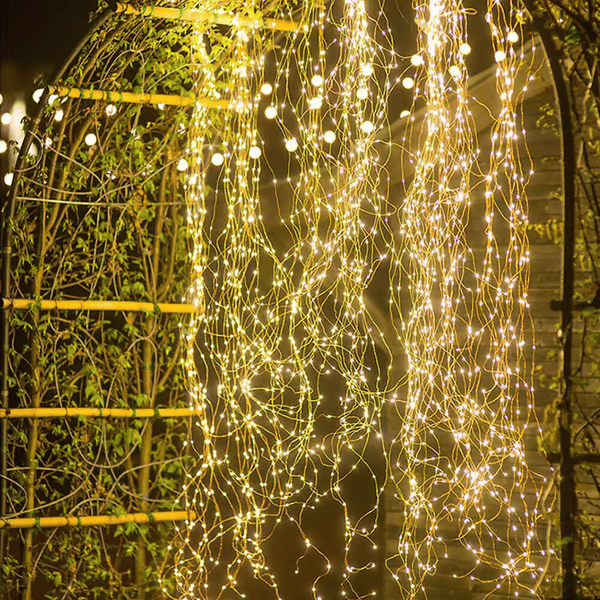 🌲8 Modes 100-600 Christmas LED Firefly Twinkle String Lights🌲