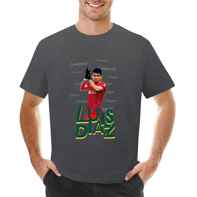 Luis Diaz Inspired Football Culture Men's T-shirt	