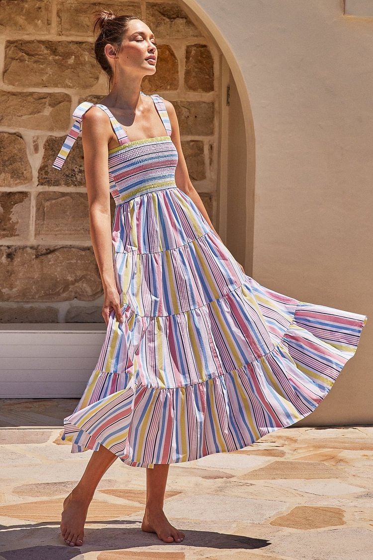 Summer Women's Holiday A-Line Print Dress - Shop Trendy Women's Clothing | LoverChic