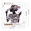 Elegante Dame - speziell geformte Diamond Painting - 30*30cm