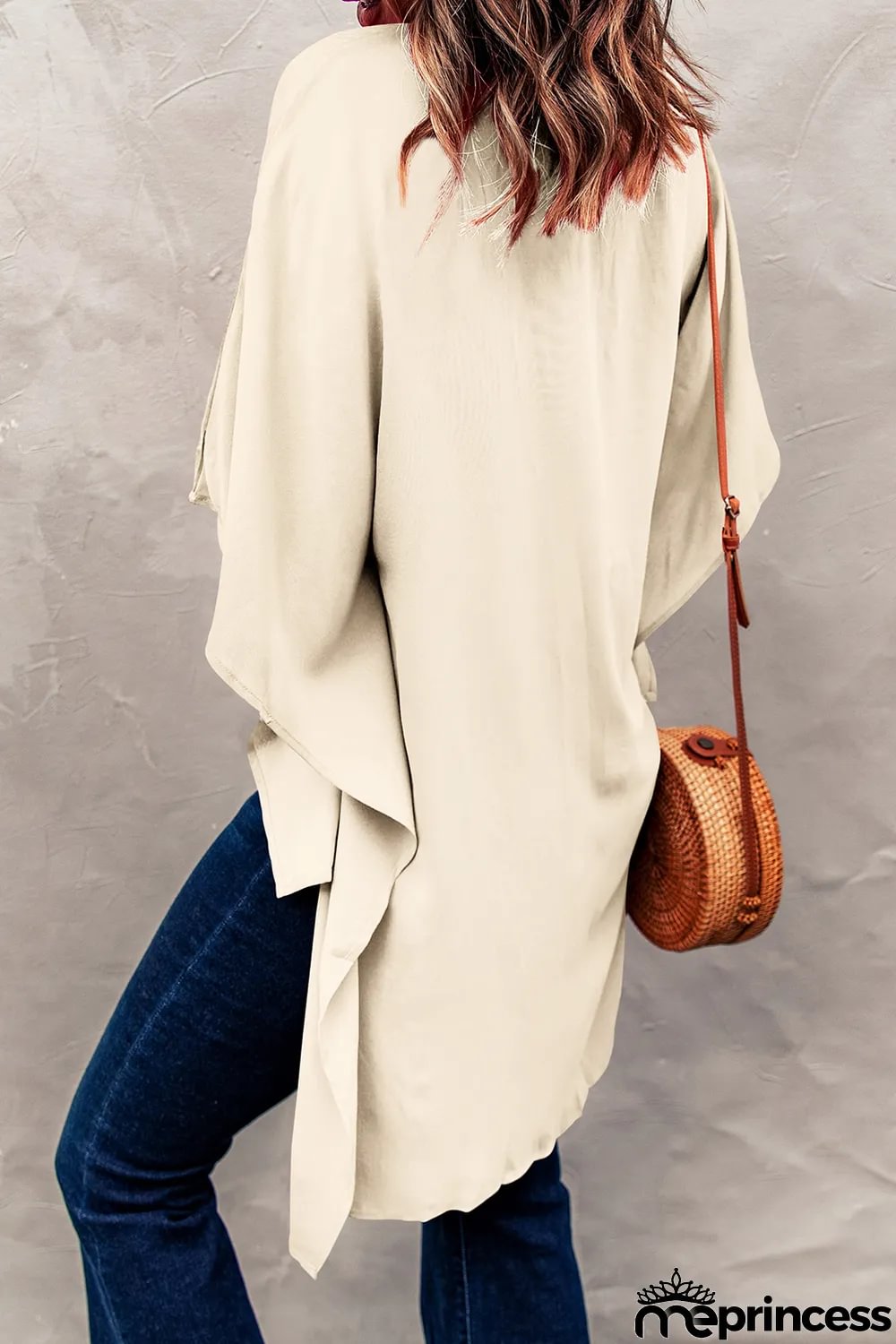 Apricot Chic High Low Kimono Top