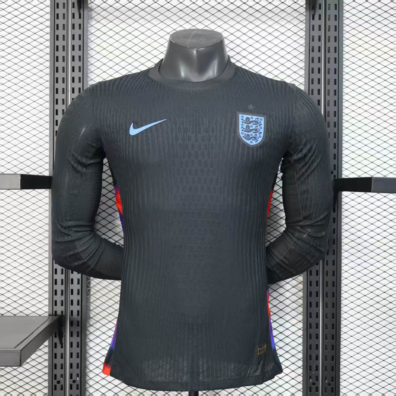 2025-2026 Long Sleeve Player Version England Away Football Shirt 1:1 Thai Quality- Maxi Kit