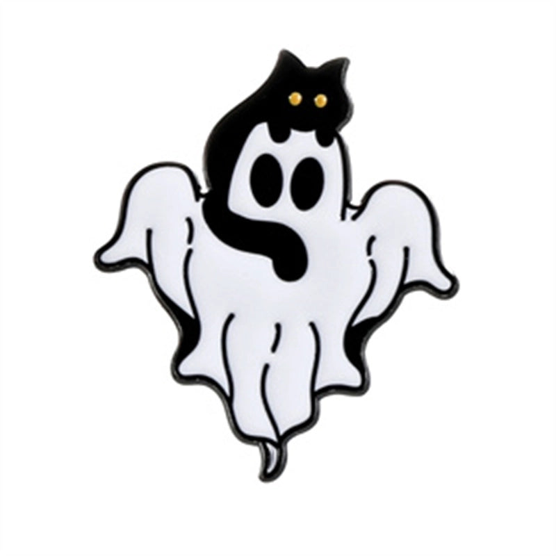 Retro Funny Punk Animal Alloy Stoving Varnish Plating Unisex Brooches