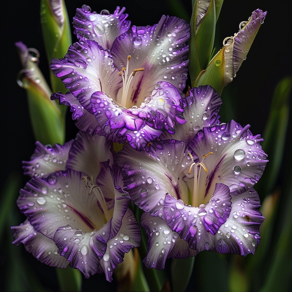 Velvet Ruffle Gladiolus Corms🌺