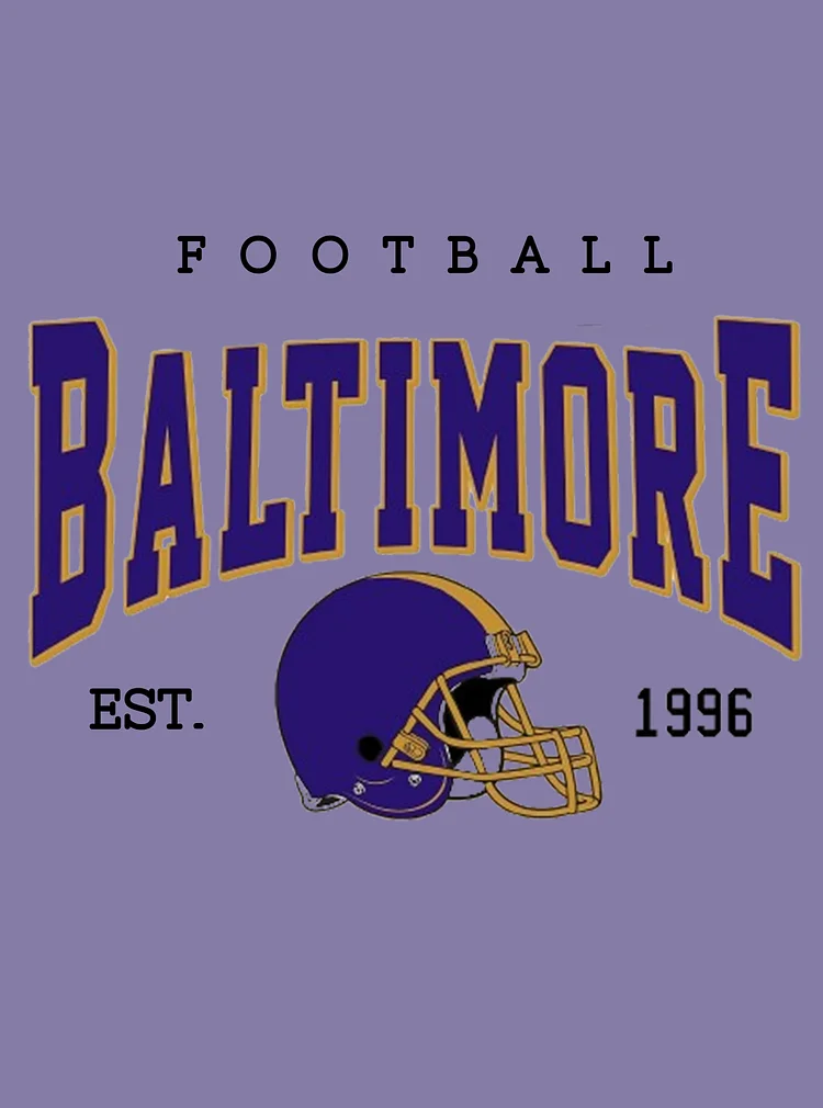 Baltimore Football Blanket, Vintage Baltimore Football Crewneck  Blanket, Gift for Football Fan | BKKid729