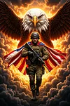 Luxury AB Velvet Diamond Painting Kit - Shield of America